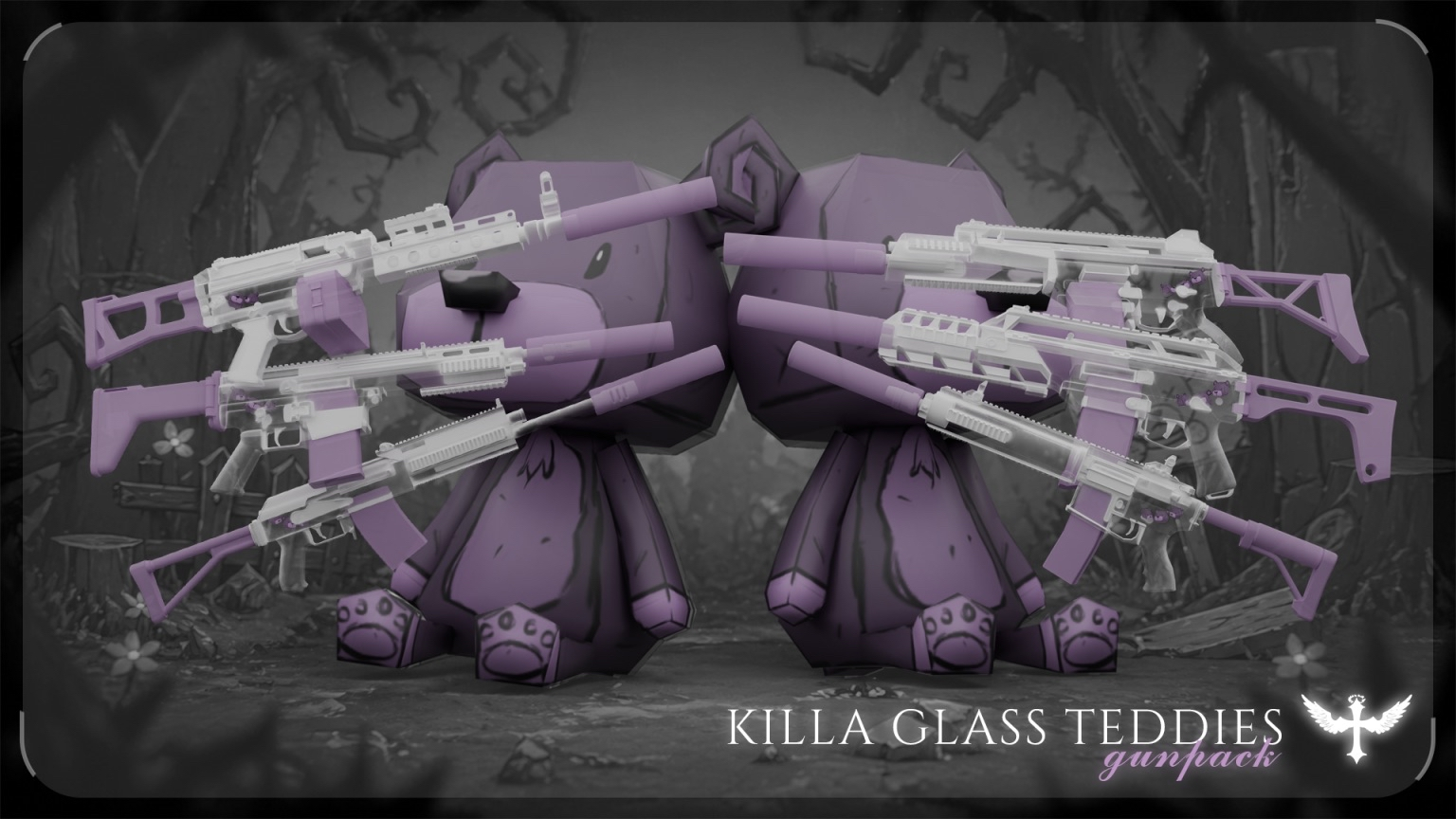 GLASS TEDDY KILLA GUNPACK