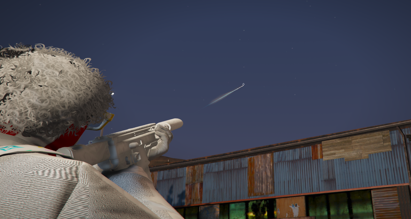 BLUE-WHITE TRACERS