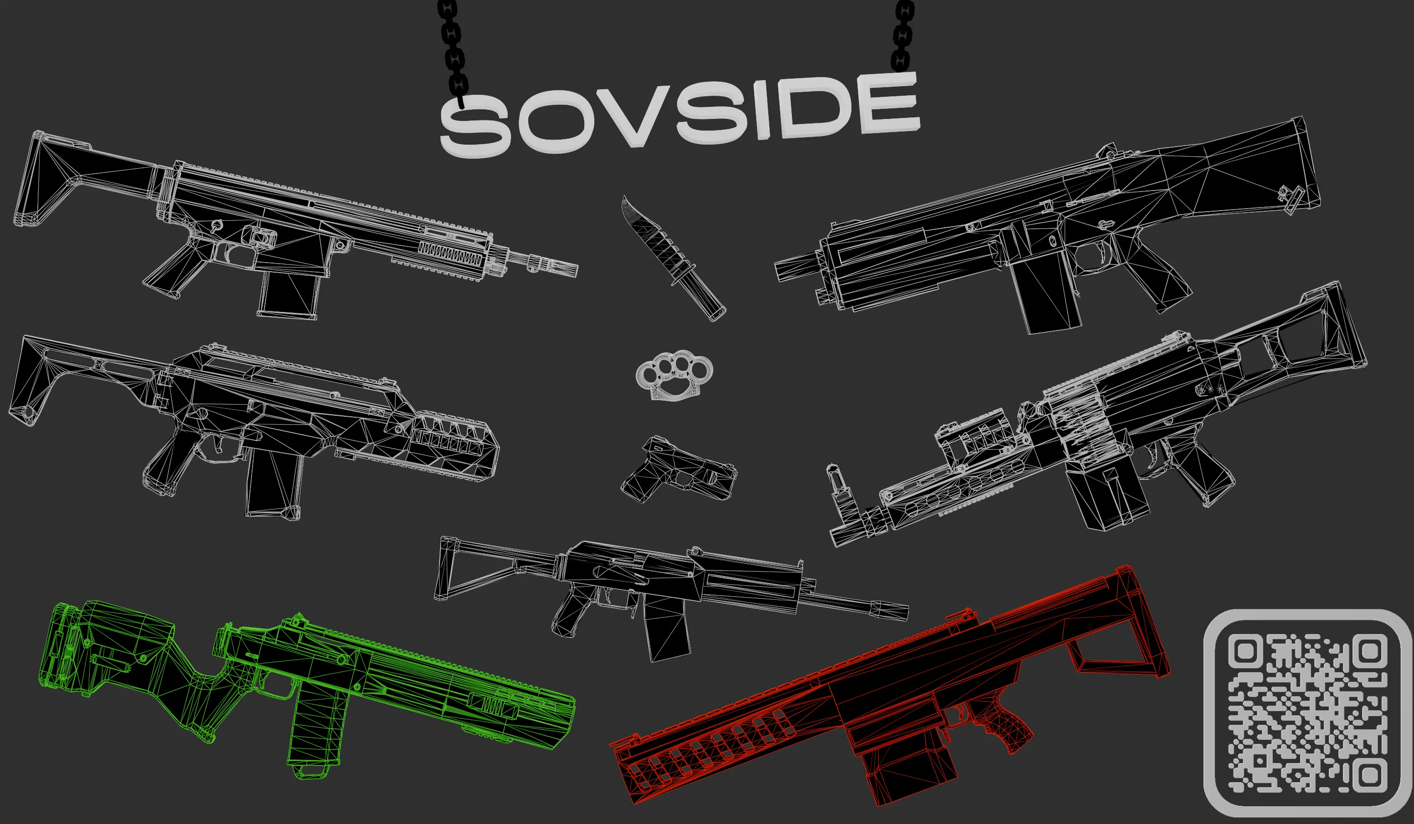 BLACK CHROME GUNPACK