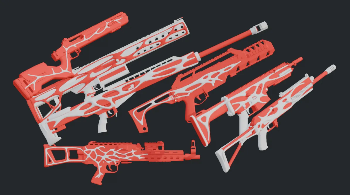 FIEND V3 NO LOGO GUNPACK